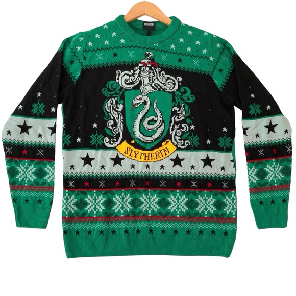 Fashion UK Other - Harry Potter Slytherin Christmas Crew Neck Sweater
